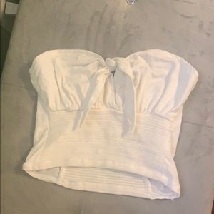 John Galt White tube top